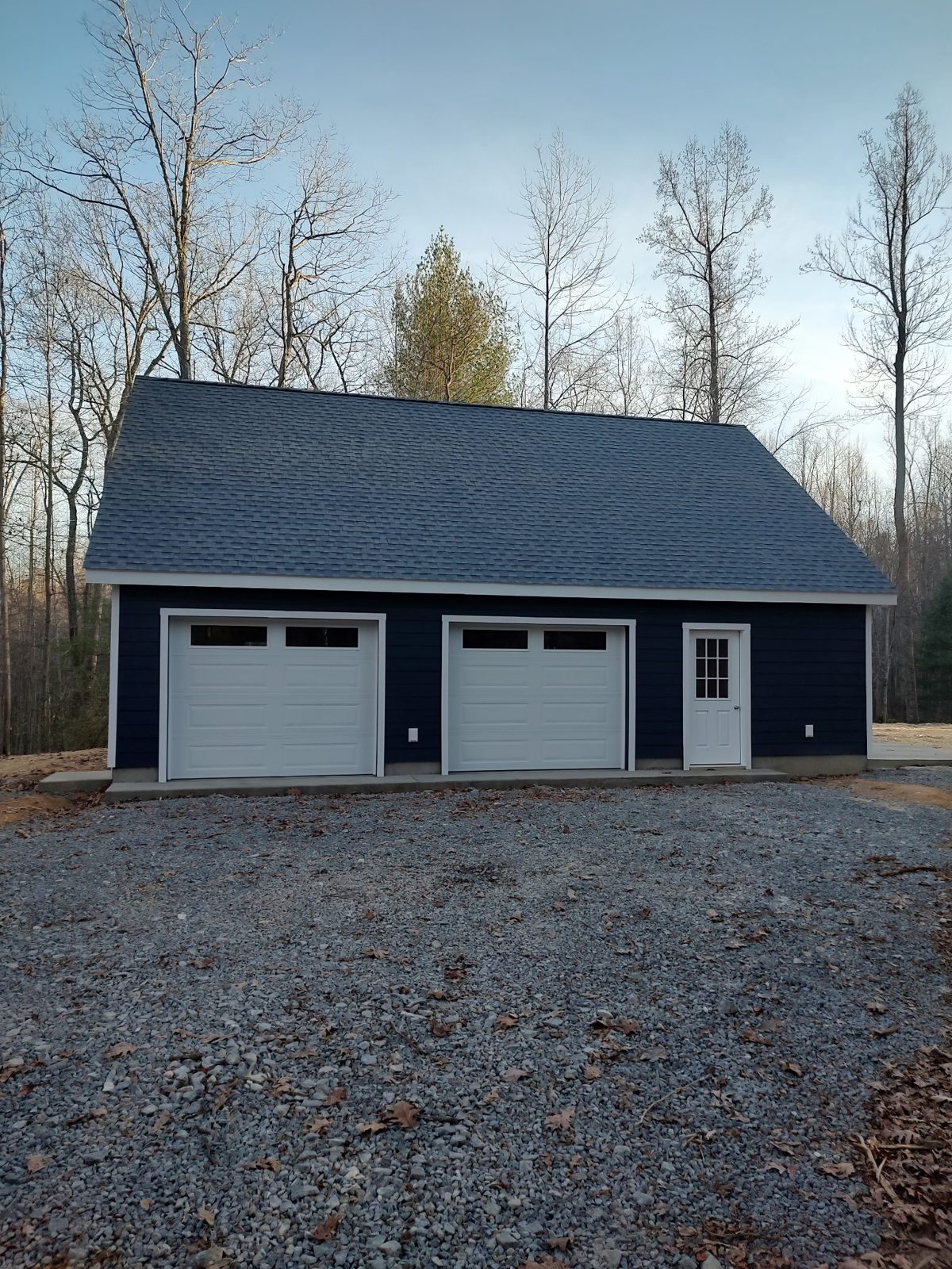 Attic garage recently built by Custom Garages of Virginia