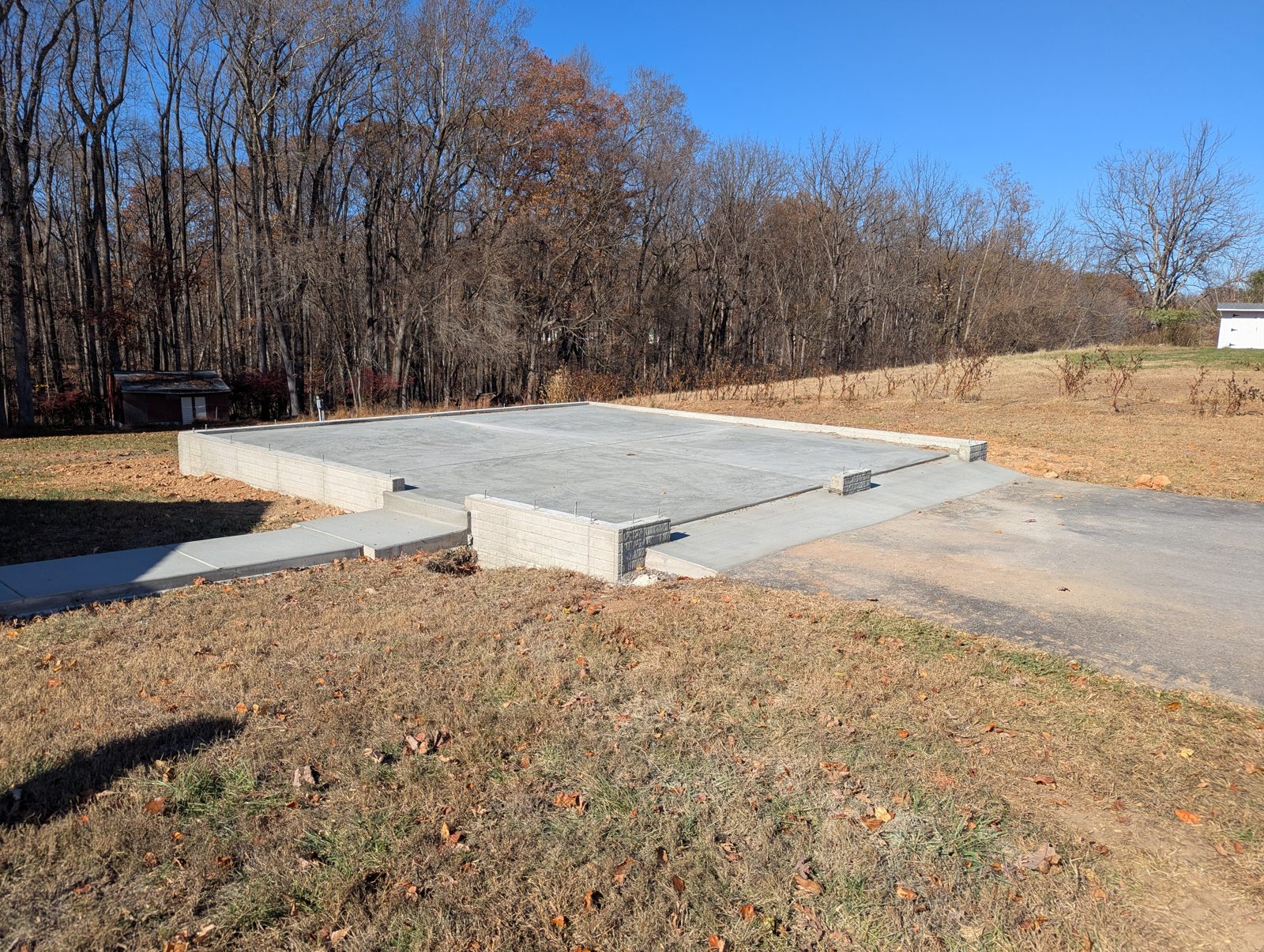 Attic garage recently built by Custom Garages of Virginia