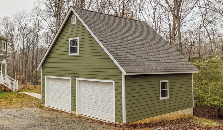 Attic Garages built by Custom Garages of Virginia