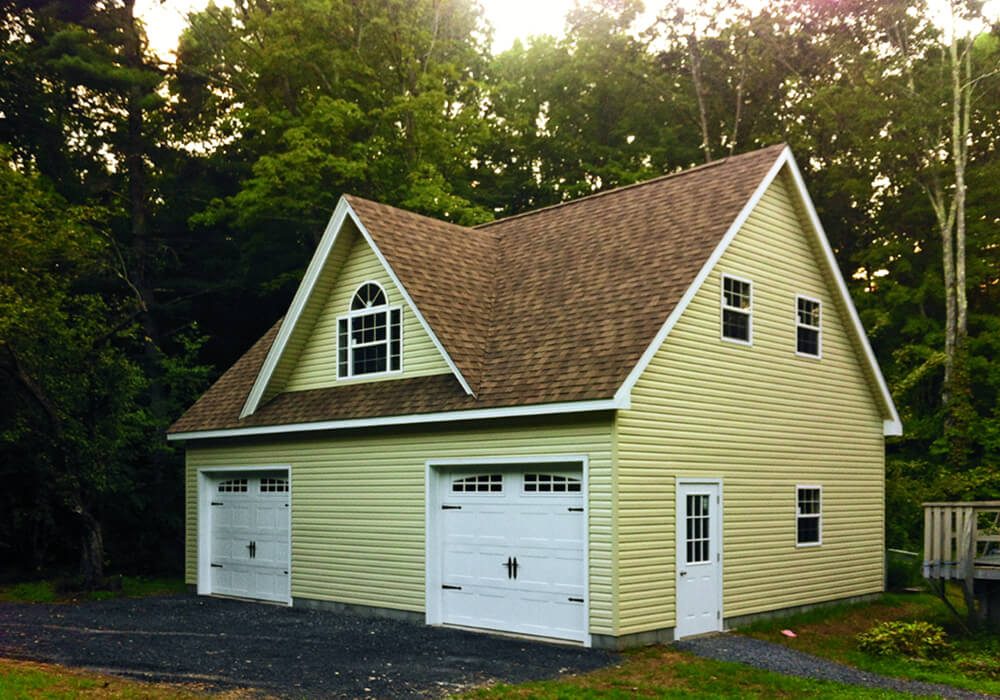 Boston 24 x 32 vinyl garage - Custom building by Custom Garages of Virginia