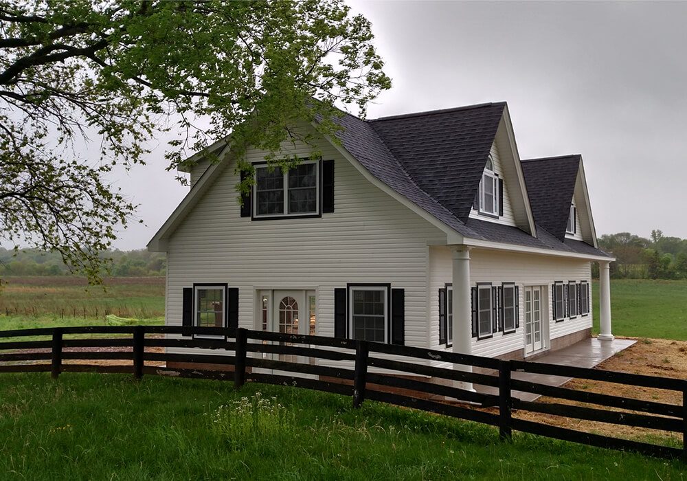 Boston 24 x 52 4 car garage - Custom building by Custom Garages of Virginia
