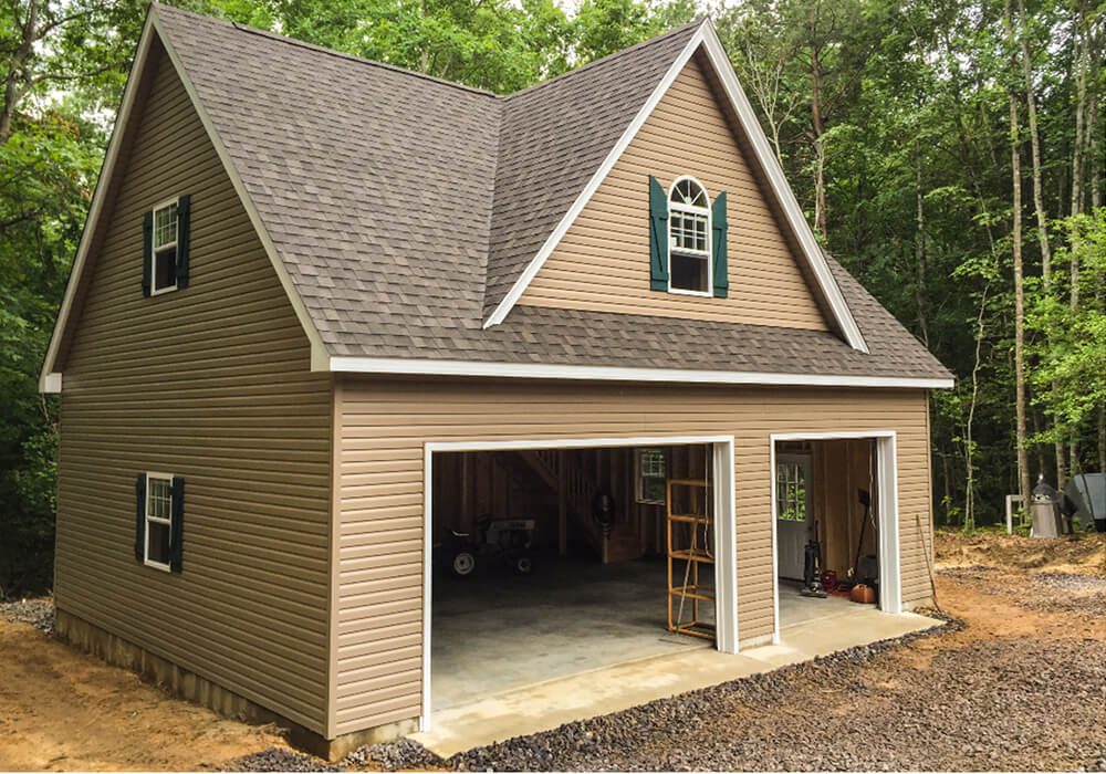 Boston 26 x 32 - Custom building by Custom Garages of Virginia