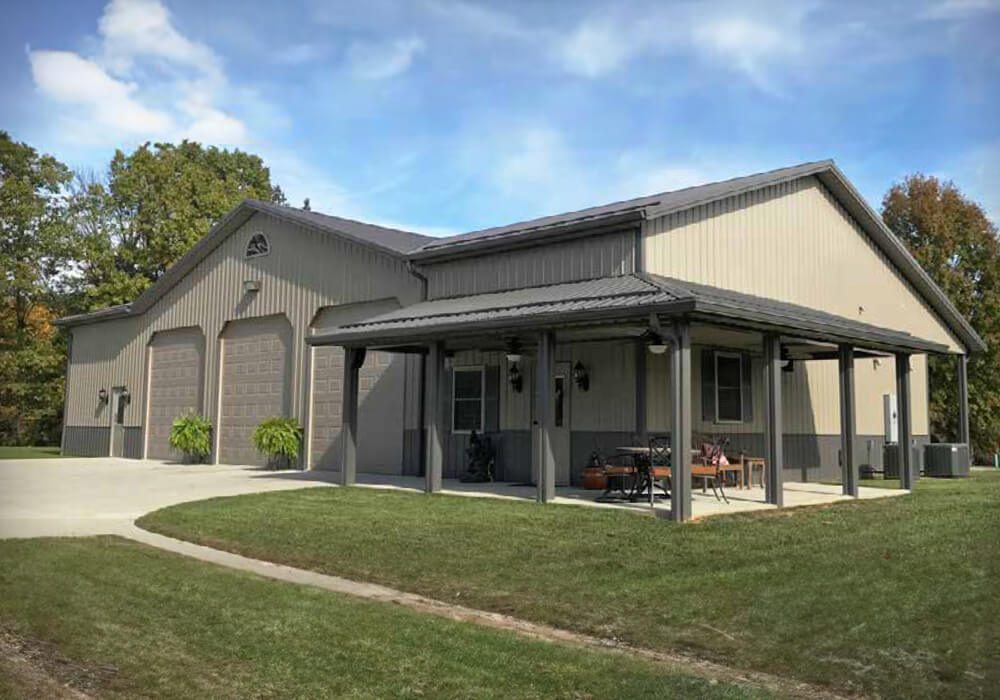 Post Frame Structures built by Custom Garages of Virginia