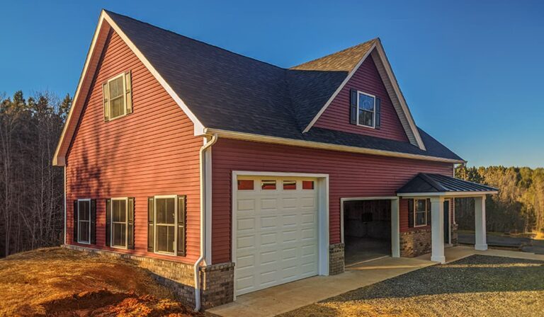Dormer Garages built by Custom Garages of Virginia