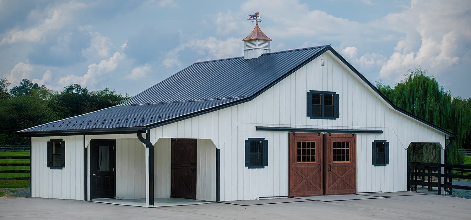 Horse barns main - Custom building by Custom Garages of Virginia
