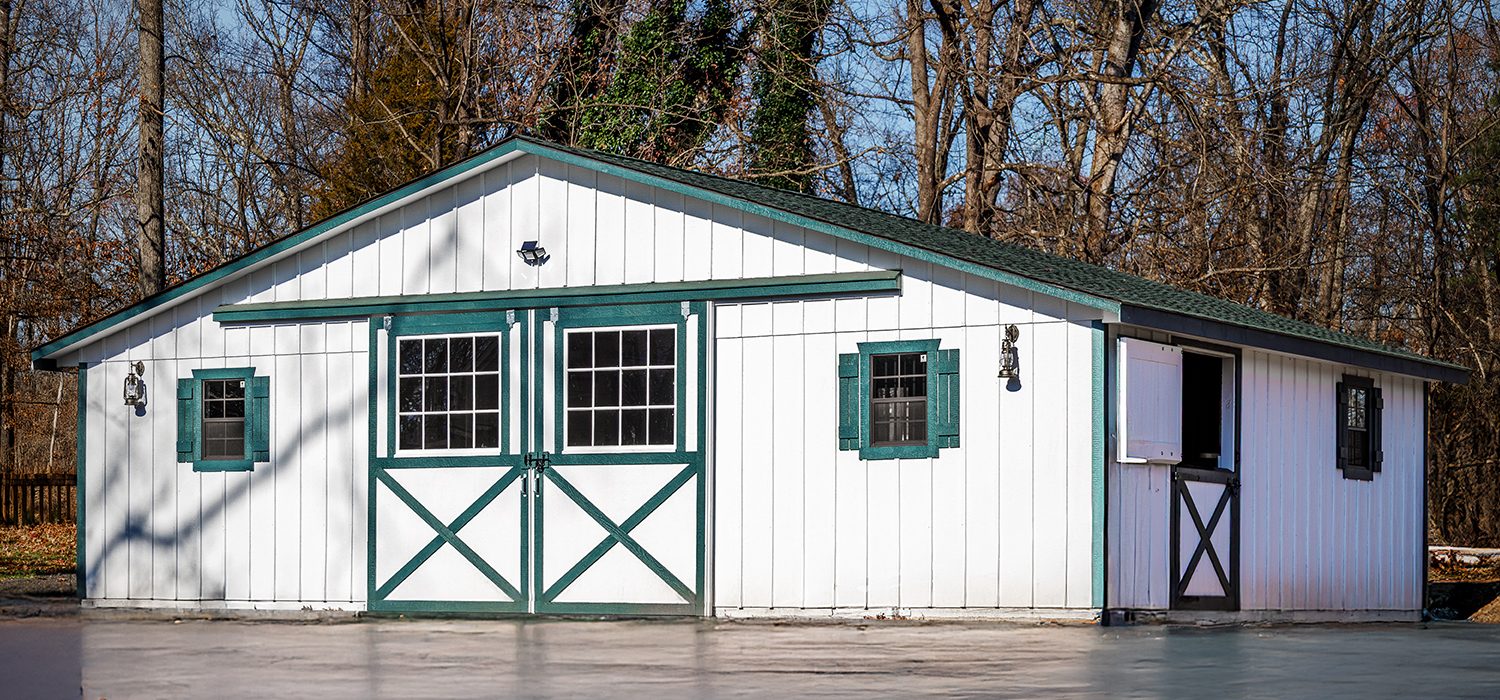 Horse barns style 5 - Custom building by Custom Garages of Virginia