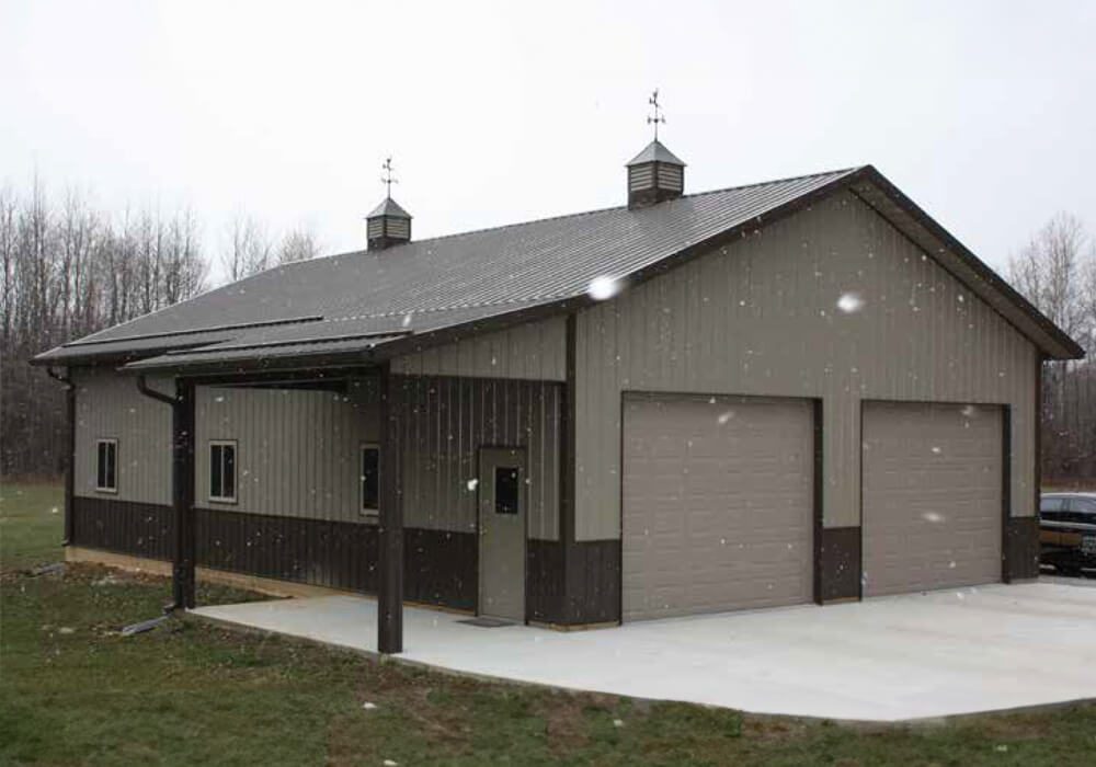 Metal 2 - Post Frame Structures by Custom Garages of Virginia