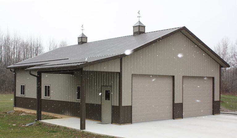 Post Frame Structures built by Custom Garages of Virginia