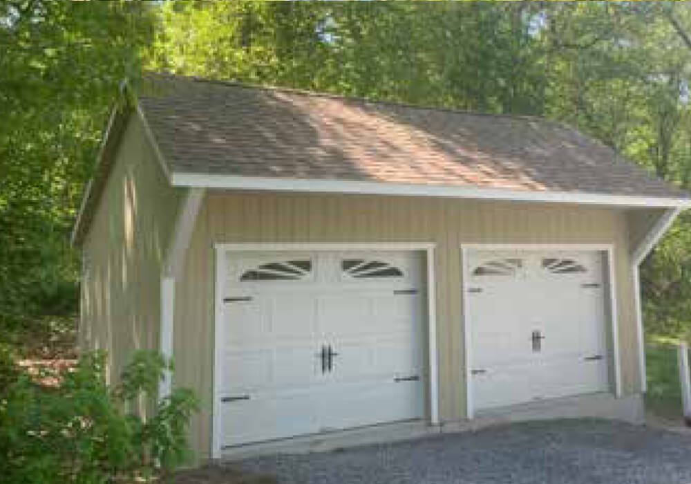 Saltbox 3 - Saltbox Style Garages by Custom Garages of Virginia