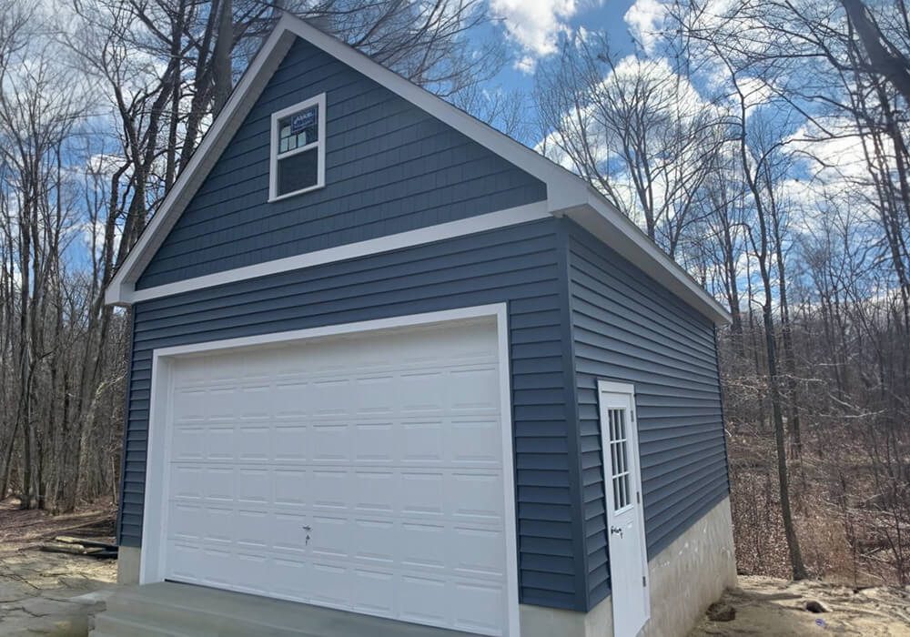 Single story with attic 20 x 24 - Attic Garages by Custom Garages of Virginia