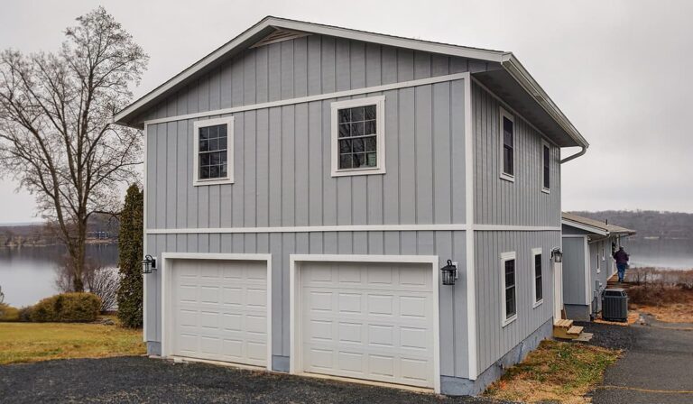 Two story series 2 car garage 24x28 1 - Custom building by Custom Garages of Virginia